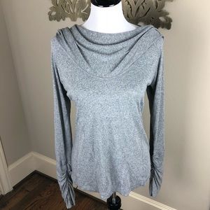 Zella hooded athletic shirt